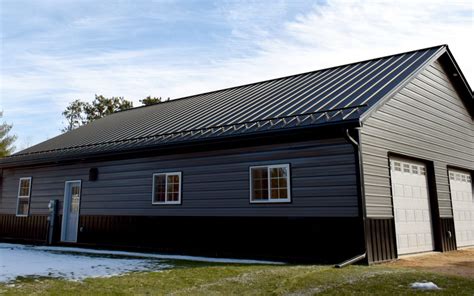 put siding on metal building guest house|metal building siding panels.